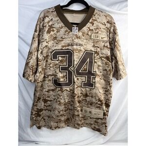 Bo Jackson #34 Salute To Service Arctic Camo Jersey Las Vegas Raiders